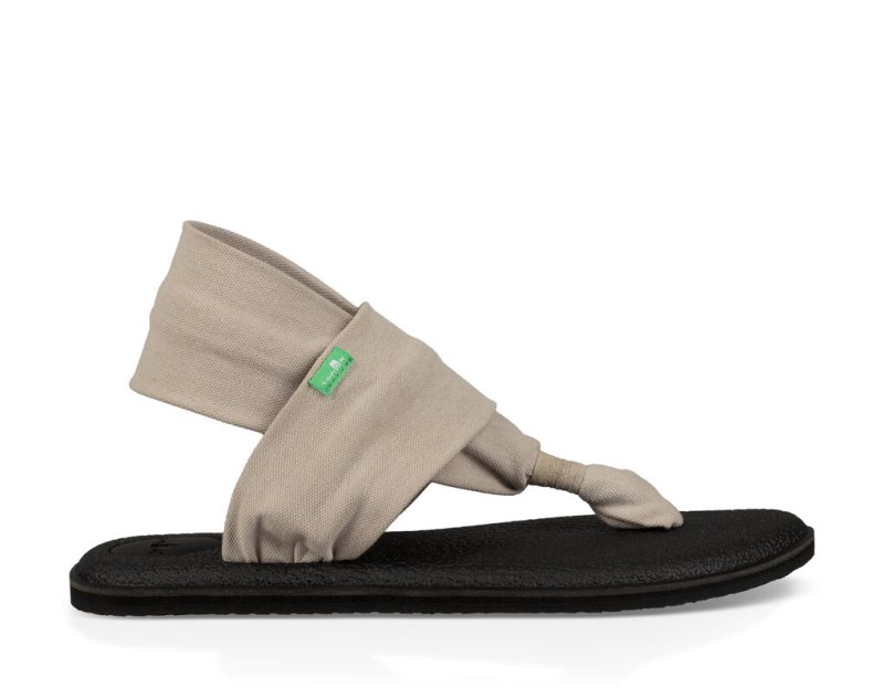 Női Szandál - Sanuk Yoga Sling 2 - Sanuk Világos Khaki Cipő CRGKEZ543